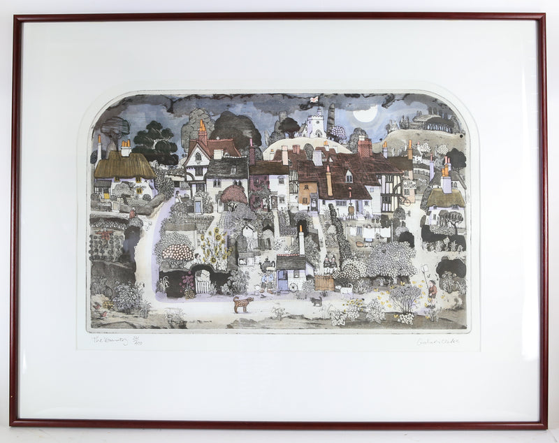 GRAHAM CLARKE 'THE VARMINTRY' LIMITED EDITION ETCHING/AQUATINT 241/400, SIGNED