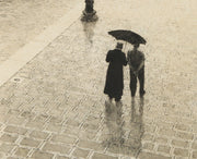 WILFRED FAIRCLOUGH 'TORCELLO, LUNCH' UMBRELLAS ETCHING PRINT, SIGNED