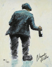 ALEXANDER MILLAR, 'STEADY', DRUNK MAN, LIMITED EDITION PRINT 184/695, SIGNED