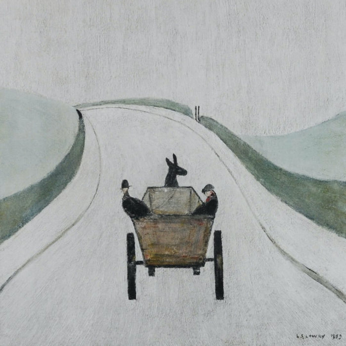 signed lowry print cart