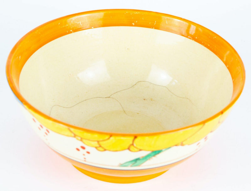CLARICE CLIFF 'FANTASQUE' ART DECO NEWPORT BIZARRE SALAD BOWL