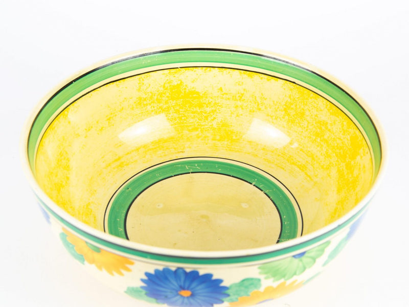 CLARICE CLIFF 'SUN GAY' ART DECO NEWPORT POTTERY BIZARRE SERVING BOWL DISH