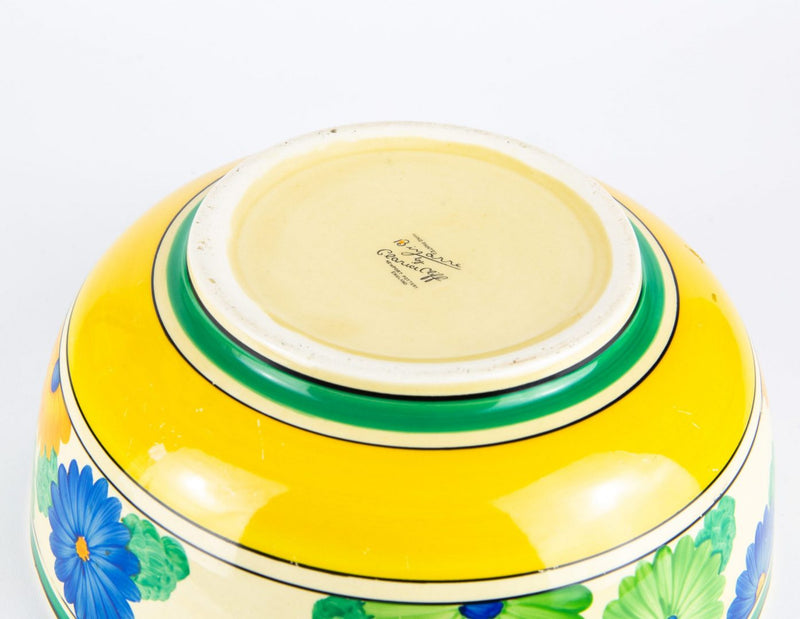 CLARICE CLIFF 'SUN GAY' ART DECO NEWPORT POTTERY BIZARRE SERVING BOWL DISH