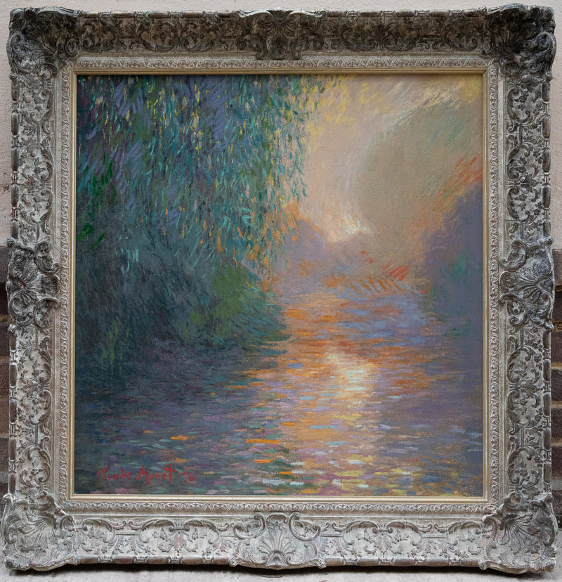 JOHN MYATT, 'MORNING ON THE SEINE II', CLAUDE MONET LIMITED EDITION 51/150