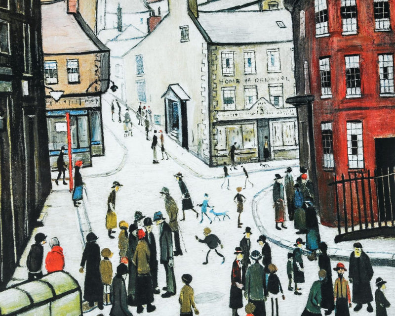 signed lowry print berwick tweed