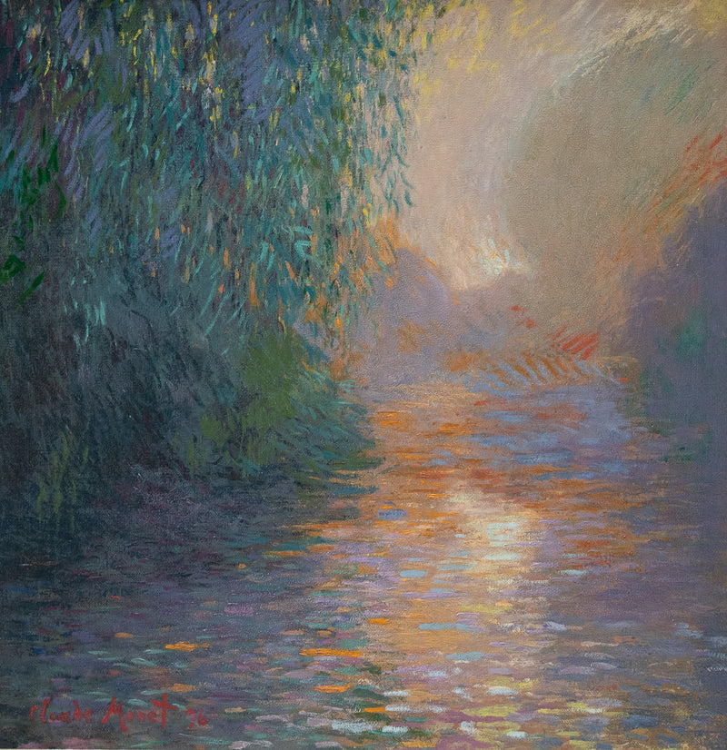 JOHN MYATT, 'MORNING ON THE SEINE II', CLAUDE MONET LIMITED EDITION 51/150