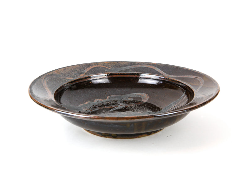 MARK HEWITT for WENFORD BRIDGE - LARGE FISH DESIGN STUDIO ART POTTERY BOWL