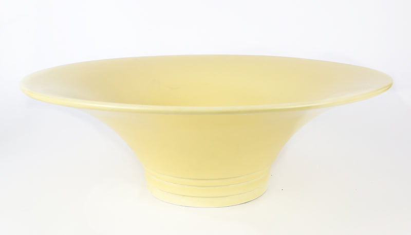 KEITH MURRAY, WEDGWOOD - LARGE STRAW CENTREPIECE BOWL VASE