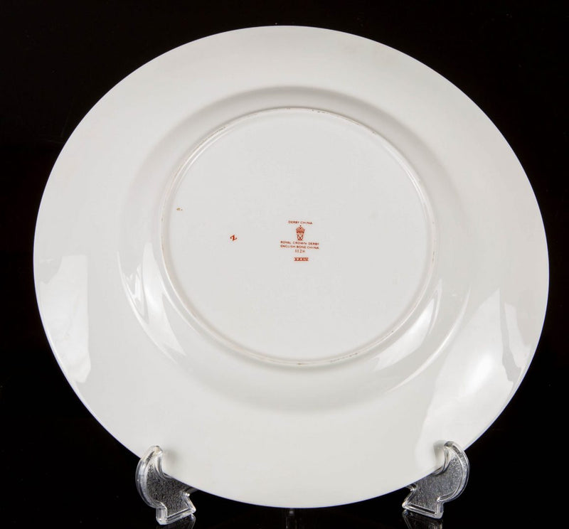 ROYAL CROWN DERBY - LARGE JAPANESE OLD IMARI 1128 DINNER PLATE DISH XXXIV, 27cm