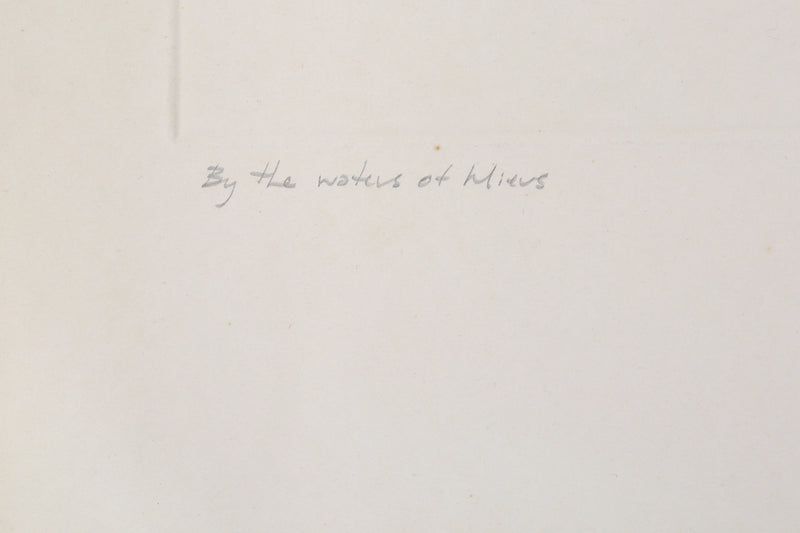 RICHARD HAMILTON 'BY THE WATERS OF MIERS' LIMITED EDITION ETCHING/AQUATINT 51/75, SIGNED