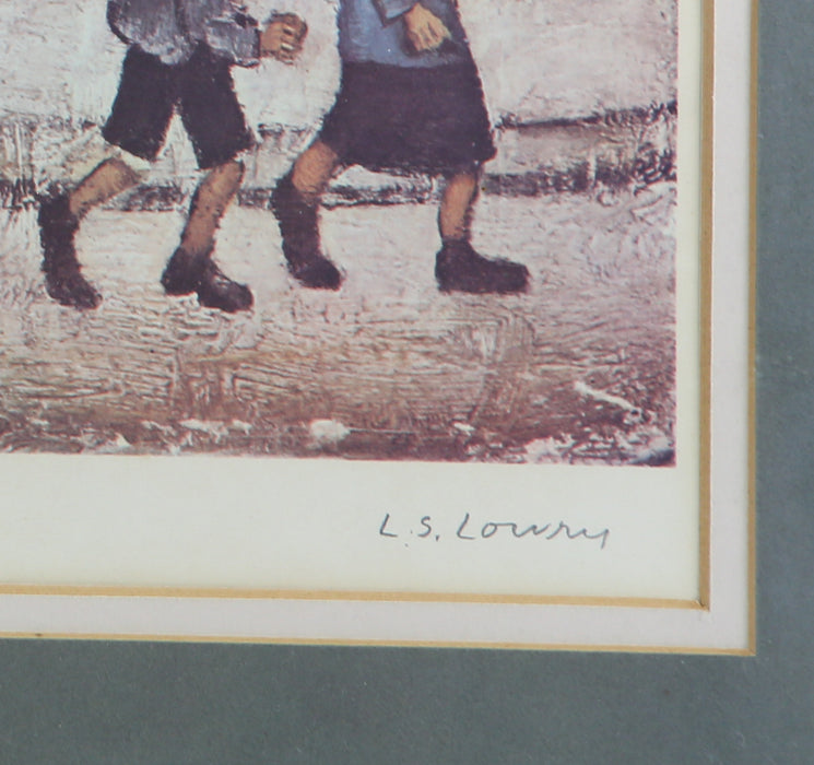 L.S. LAURENCE STEPHEN LOWRY 'VIEW OF A TOWN' SIGNED LIMITED EDITION PRINT, 795/850