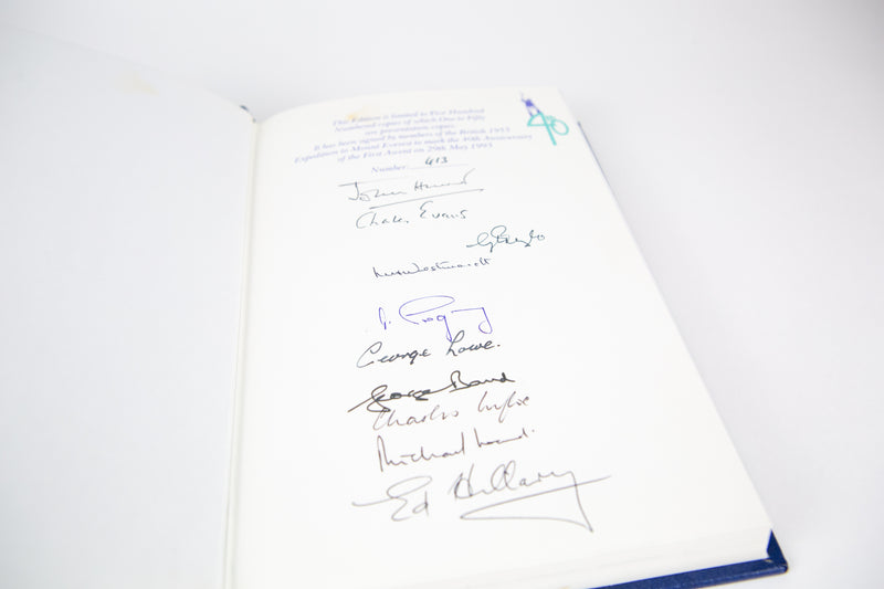 THE ASCENT OF EVEREST, LIMITED EDITION BOOK SIGNED JOHN HUNT, EDMUND HILLARY etc