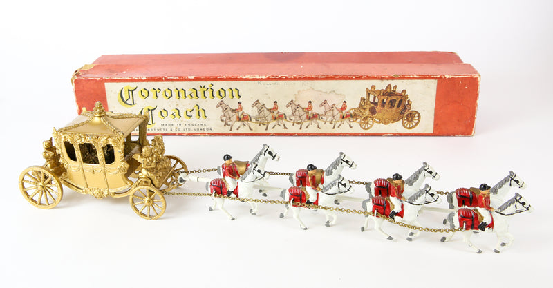 MOKO LESNEY MATCHBOX CORONATION COACH STATE ROAD LANDAU, KING & QUEEN, BOXED