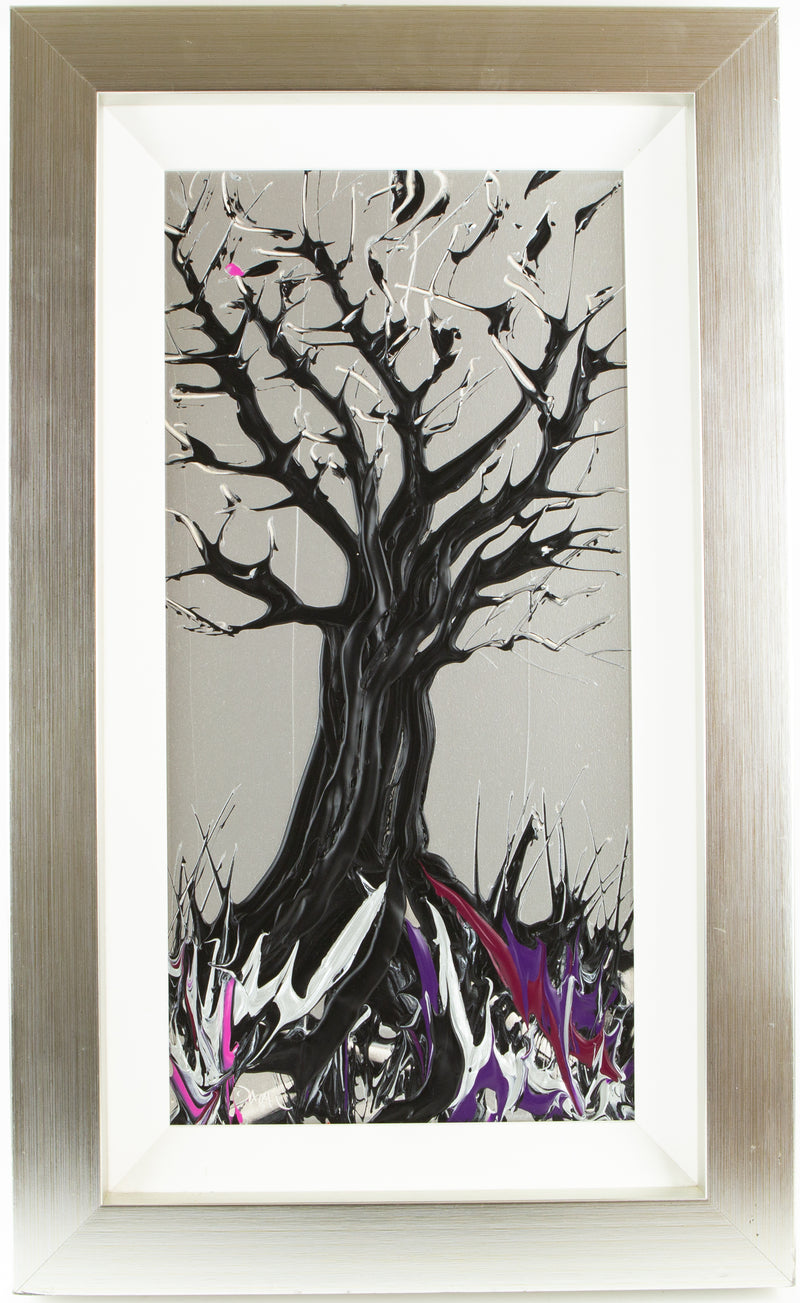 DUNCAN MACGREGOR, 'BARE BRANCHES', ORIGINAL ACRYLIC PAINTING, SIGNED