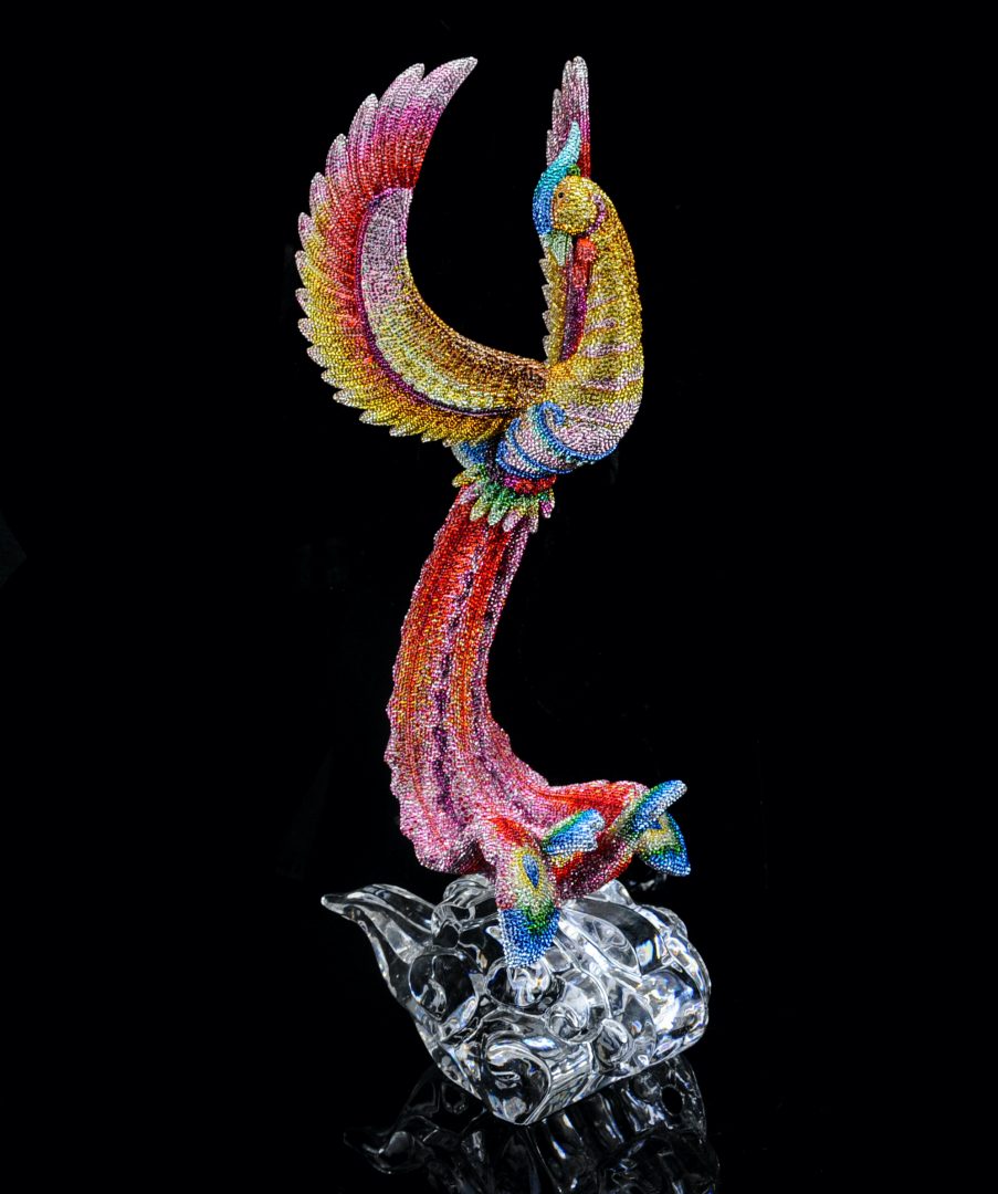 Swarovski Myriad Fenghou Zhang Wei Crystal Phoenix Centrepiece Figure — Pm Antiques And Collectables 4688