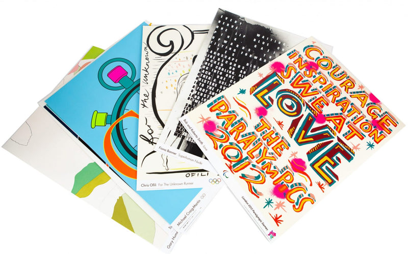 OFFICIAL POSTERS LONDON 2012 OLYMPIC &amp; PARALYMPIC GAMES, LIMITED EDITION POSTER PRINT SET