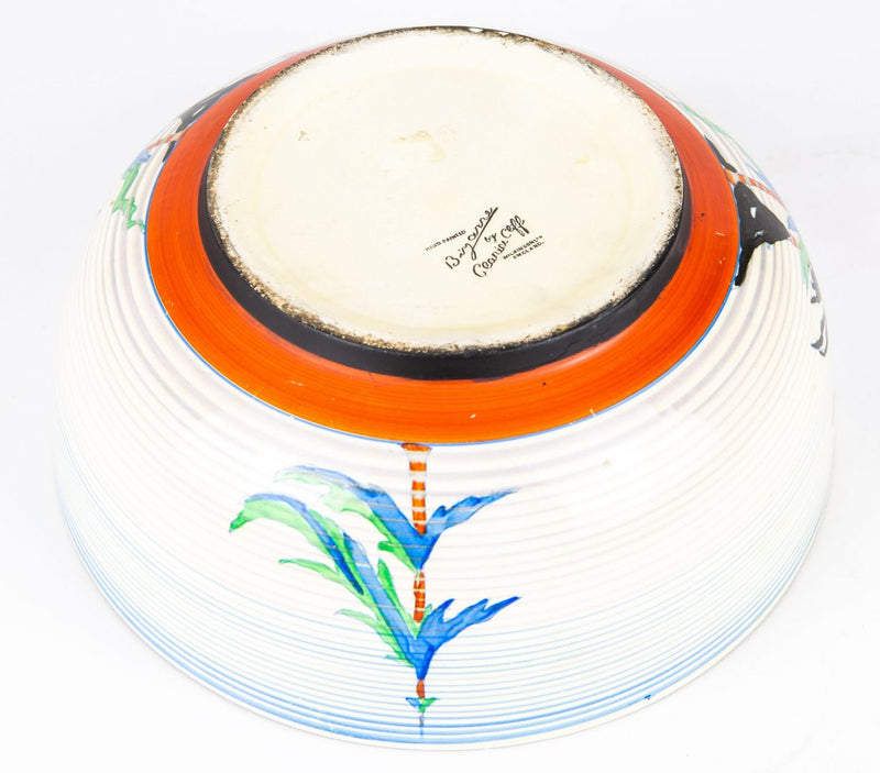 CLARICE CLIFF 'PINE GROVE' ART DECO WILKINSON BIZARRE TREES SERVING BOWL