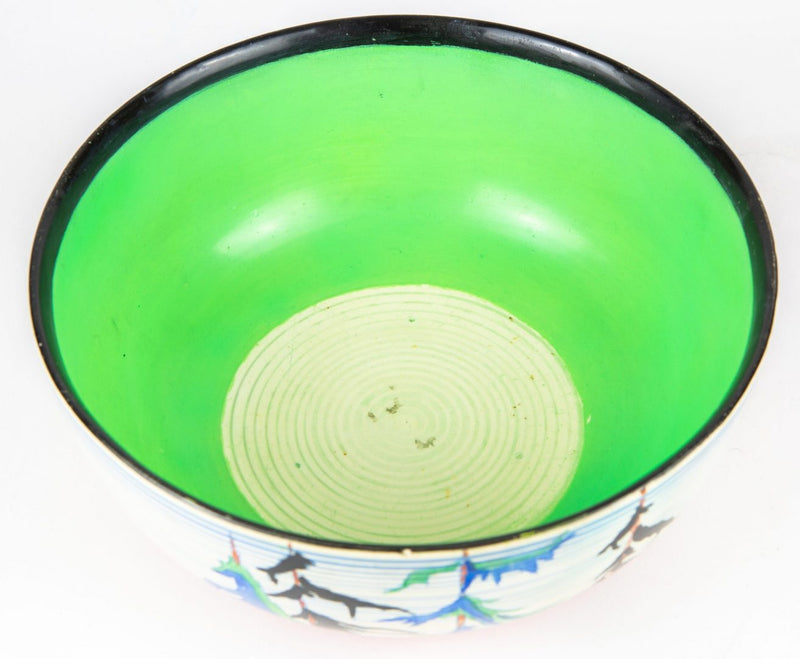 CLARICE CLIFF 'PINE GROVE' ART DECO WILKINSON BIZARRE TREES SERVING BOWL