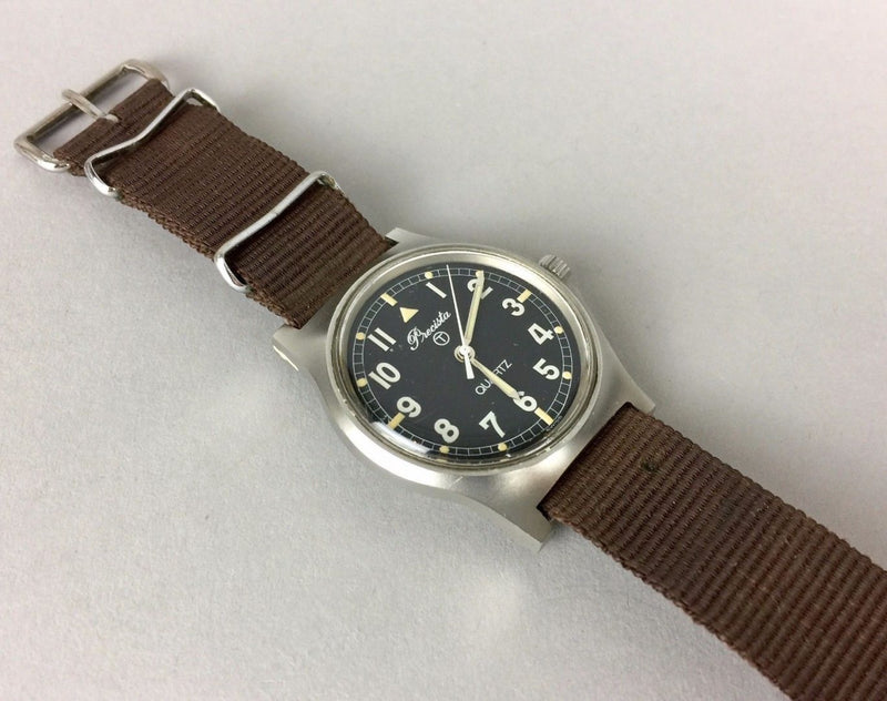 PRECISTA 6BB - 1984 BRITISH MILITARY RAF PILOT WATCH 6BB with SEIKO GEN' 1 STRAP
