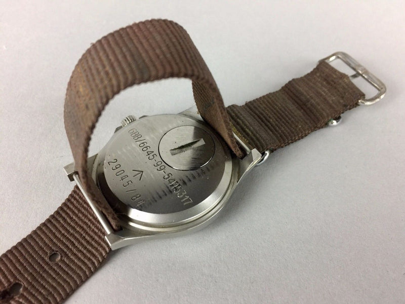 PRECISTA 6BB - 1984 BRITISH MILITARY RAF PILOT WATCH 6BB with SEIKO GEN' 1 STRAP