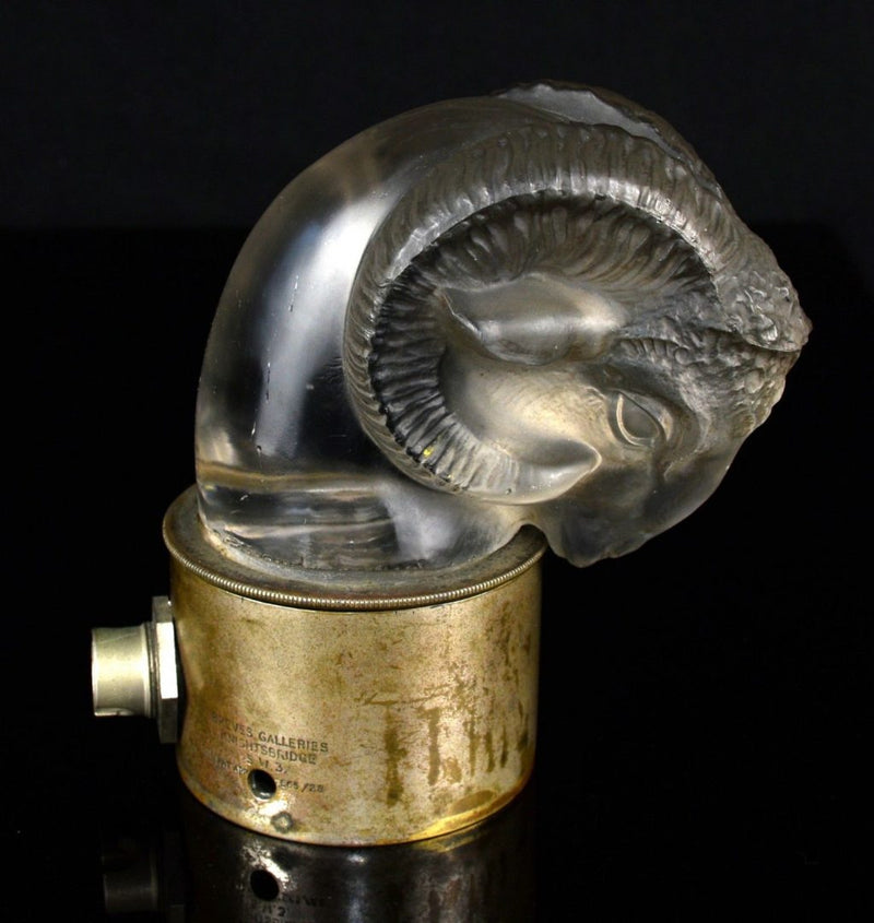 lalique glass mascot