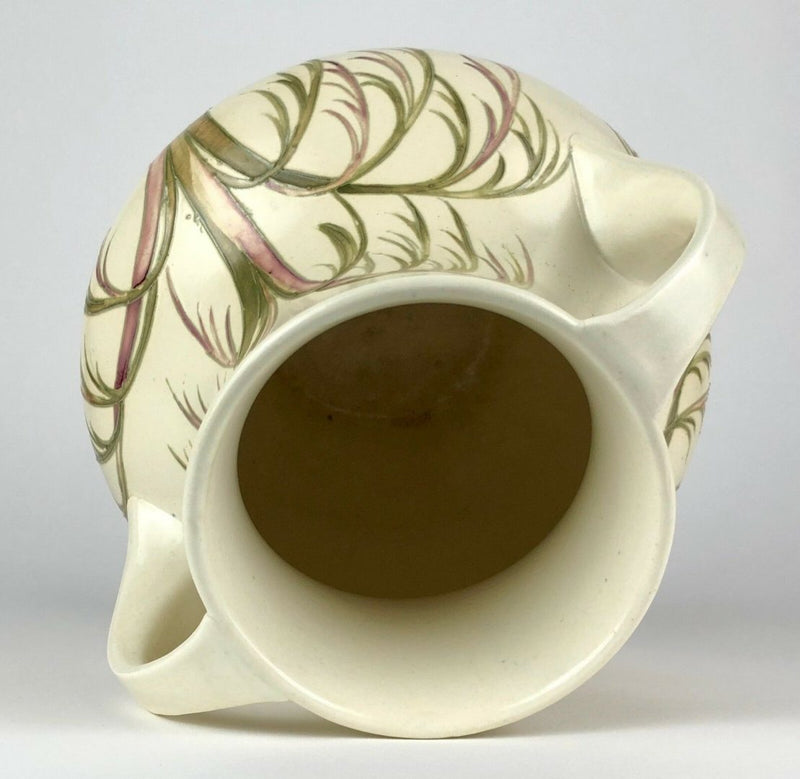 MOORCROFT POTTERY 'WEEPING WILLOW' 1930s TWIN-HANDLED BALUSTER VASE