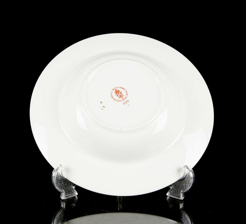 ROYAL CROWN DERBY - JAPANESE OLD IMARI 1128 GOLD RIMMED SOUP BOWL