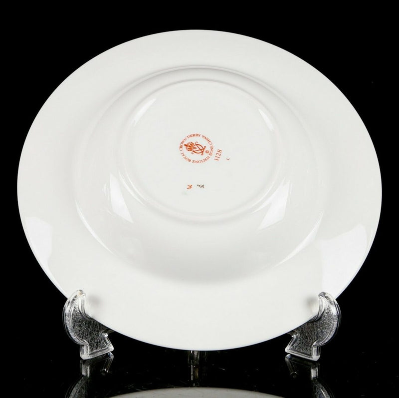 ROYAL CROWN DERBY - JAPANESE OLD IMARI 1128 GOLD RIMMED SOUP BOWL