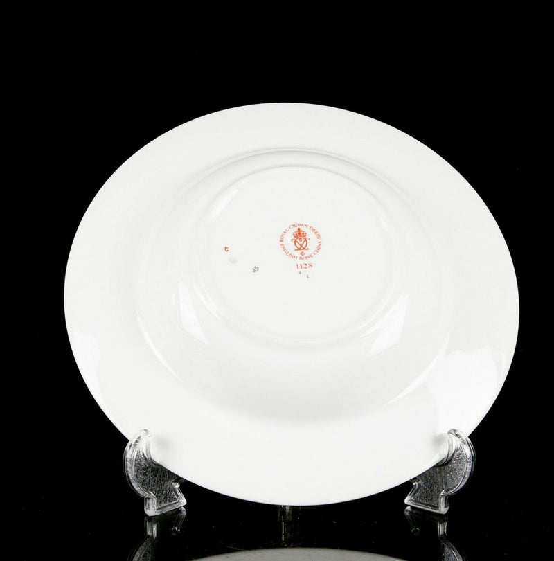 ROYAL CROWN DERBY - JAPANESE OLD IMARI 1128 GOLD RIMMED SOUP BOWL