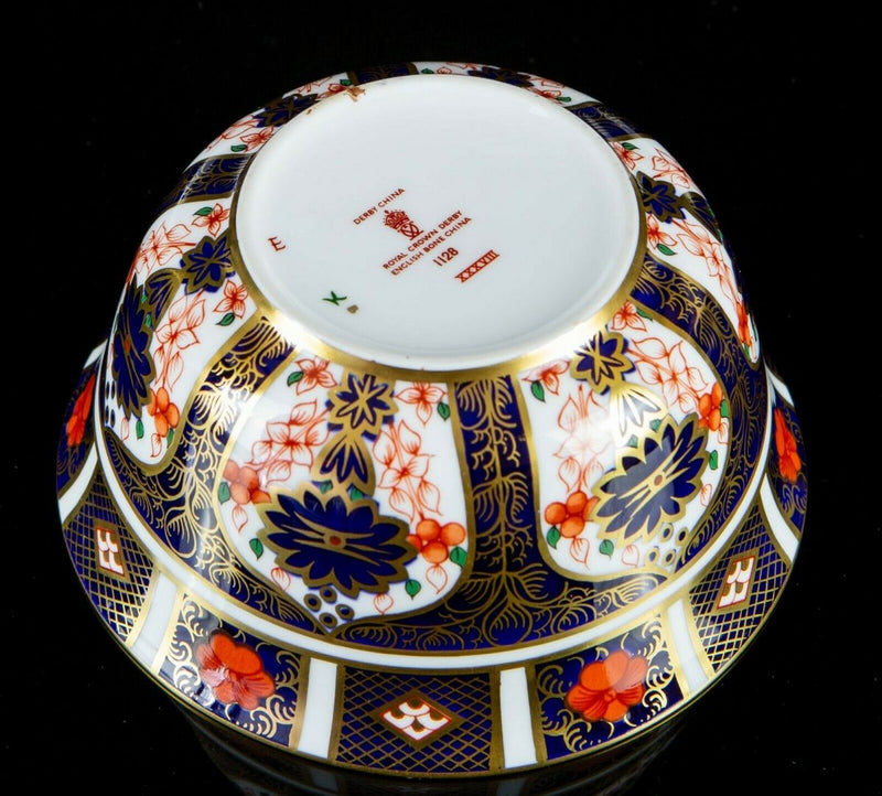 ROYAL CROWN DERBY - JAPANESE OLD IMARI 1128 SIDE SUGAR BOWL DISH XXXVIII, 12cm