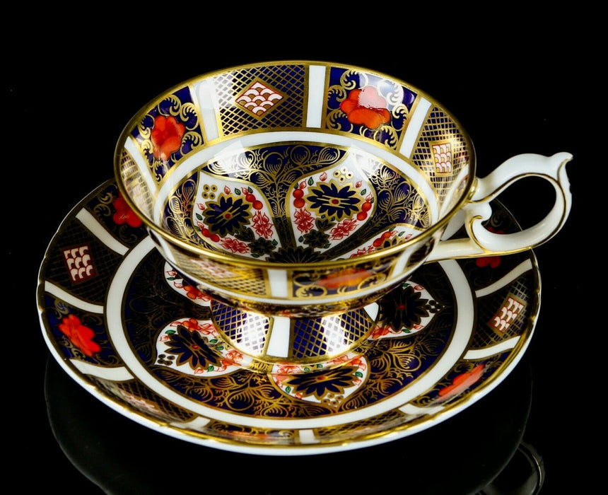 ROYAL CROWN DERBY - OLD IMARI 1128 ELIZABETH TEA CUP &amp; SAUCER