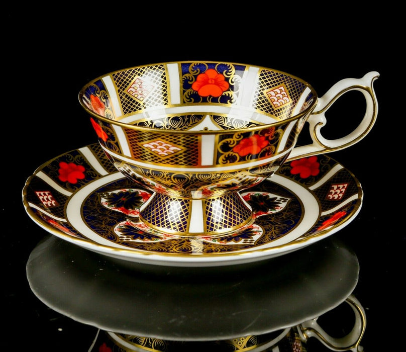 ROYAL CROWN DERBY - OLD IMARI 1128 ELIZABETH TEA CUP &amp; SAUCER