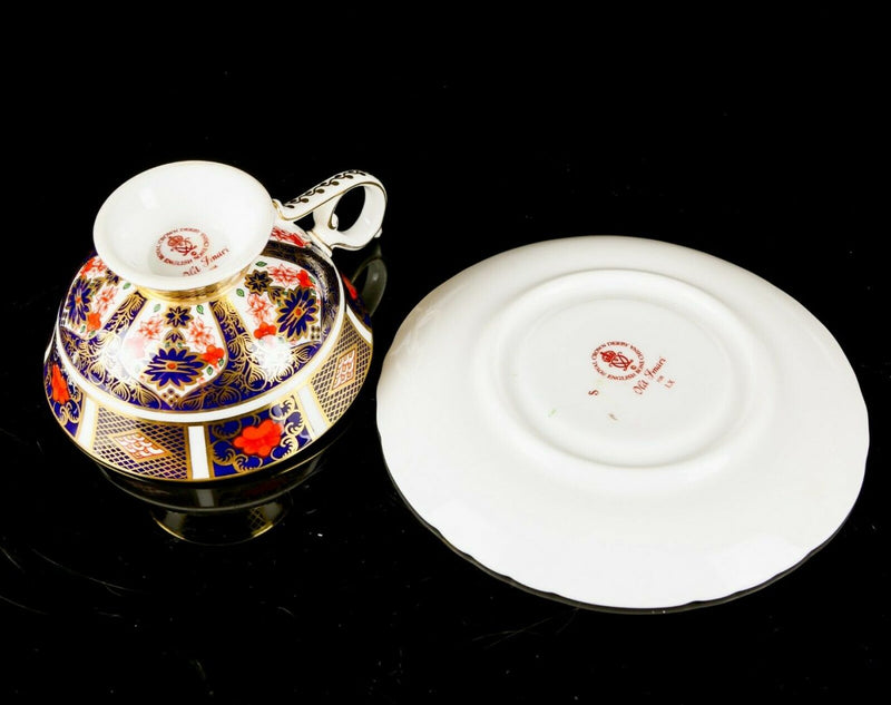 ROYAL CROWN DERBY - OLD IMARI 1128 ELIZABETH TEA CUP &amp; SAUCER
