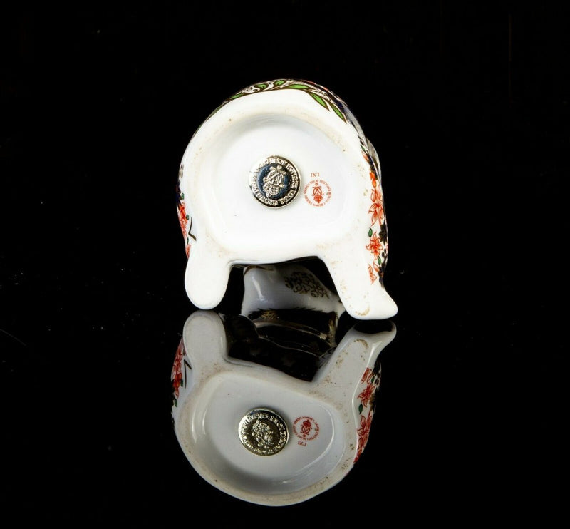 ROYAL CROWN DERBY -OLD IMARI HONEY BEAR- GRIZZLY PAPERWEIGHT FIGURE &amp; STOPPER