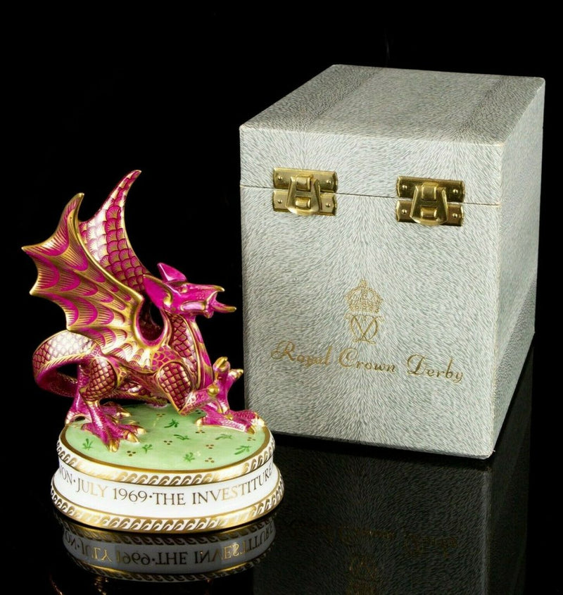Crown Derby Welsh Dragon