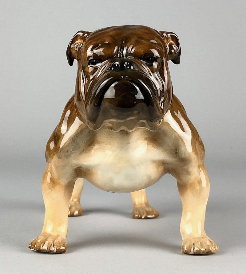 ROYAL DOULTON 'BULLDOG' F. DAWS FIGURE MODEL HN1043 BRITISH FRENCH DOG HOUND