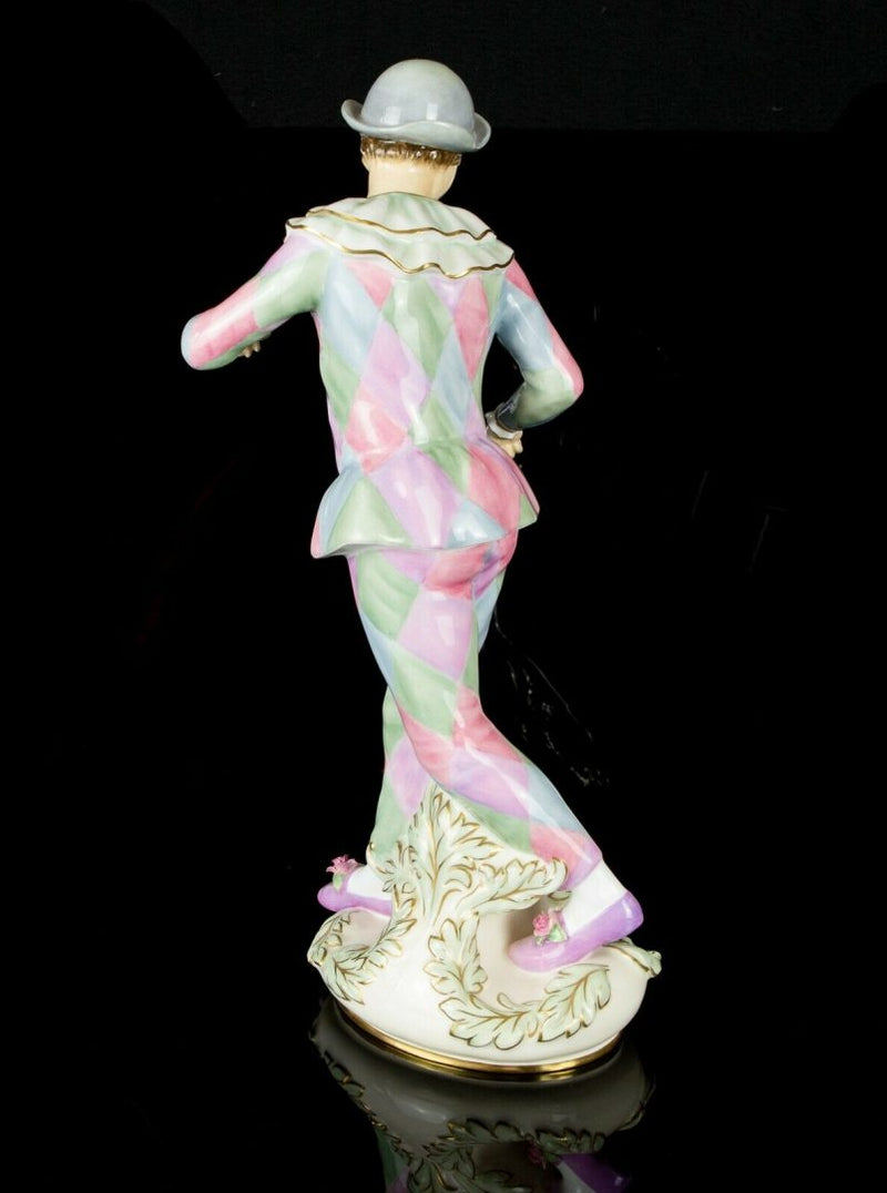 ROYAL DOULTON -HARLEQUIN- LARGE LIMITED EDITION CHARACTER FIGURE HN4058 &amp; COA