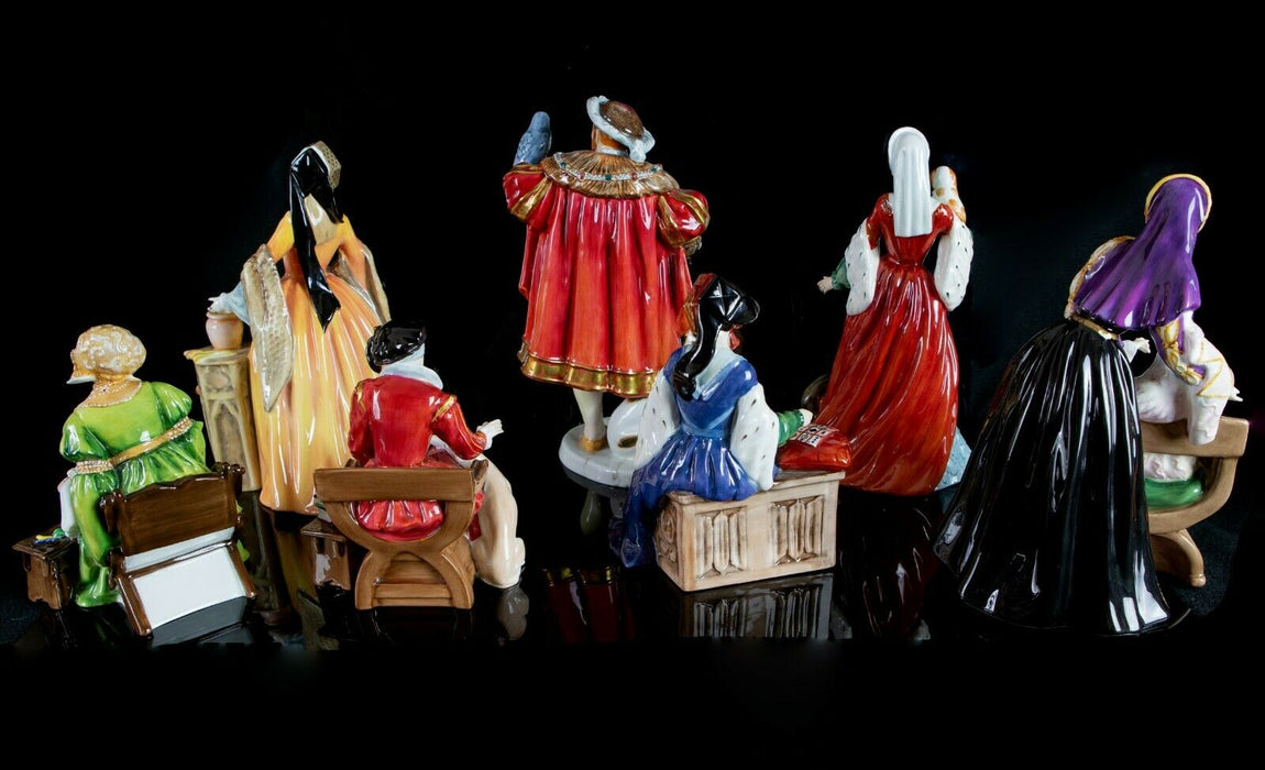 ROYAL DOULTON -HENRY VIII & SIX WIVES- HN3350 LIMITED EDITION FIGURE SET