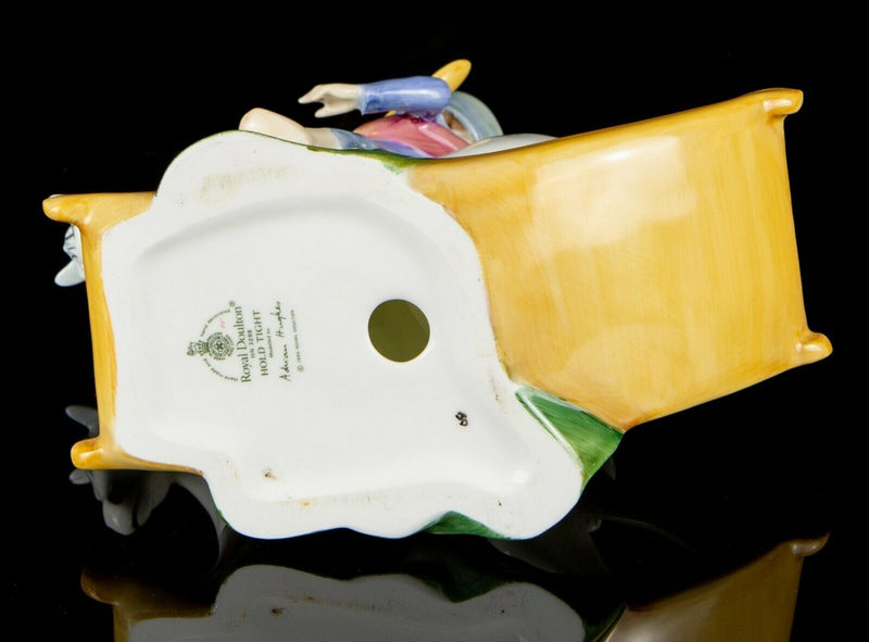 ROYAL DOULTON -HOLD TIGHT- CHARACTER FIGURE MODEL HN3298 CHILDREN ROCKING HORSE