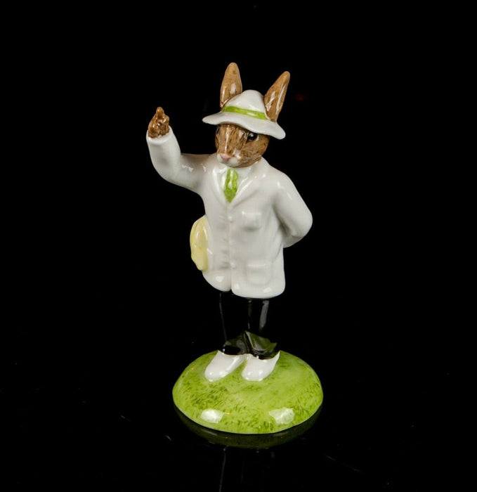 ROYAL DOULTON -UMPIRE- LIMITED EDITION BUNNYKINS CRICKET FIGURE DB360, BOXED