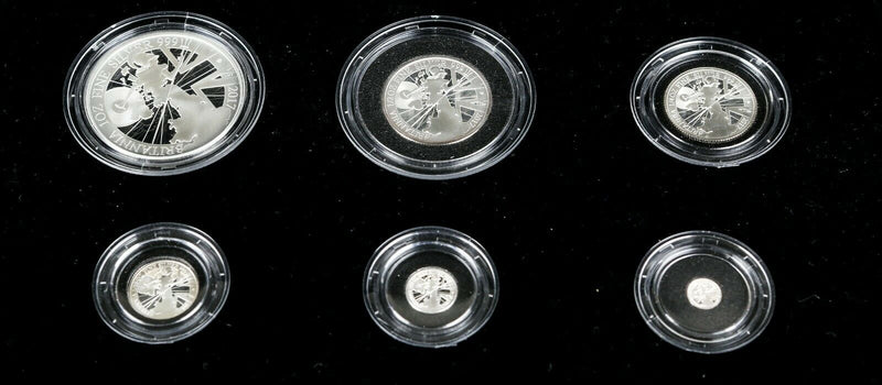 ROYAL MINT -THE BRITANNIA- 2017 UK LIMITED EDITION SIX-COIN SILVER PROOF SET COA