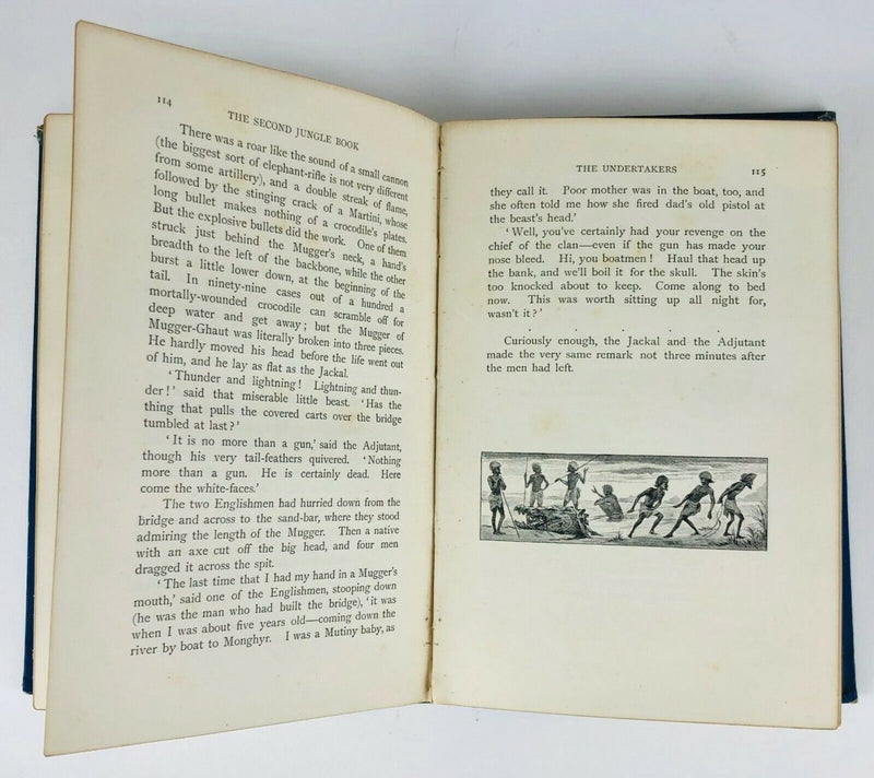 RUDYARD KIPLING -THE JUNGLE BOOK &amp; SECOND JUNGLE BOOK- FIRST EDITION MACMILLAN &amp; Co. 1894