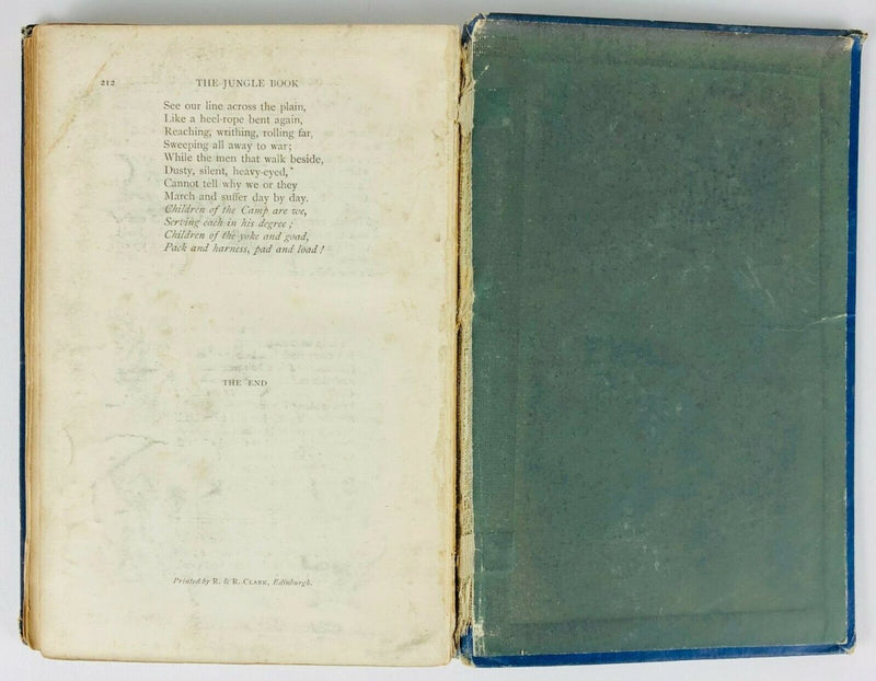 RUDYARD KIPLING -THE JUNGLE BOOK &amp; SECOND JUNGLE BOOK- FIRST EDITION MACMILLAN &amp; Co. 1894