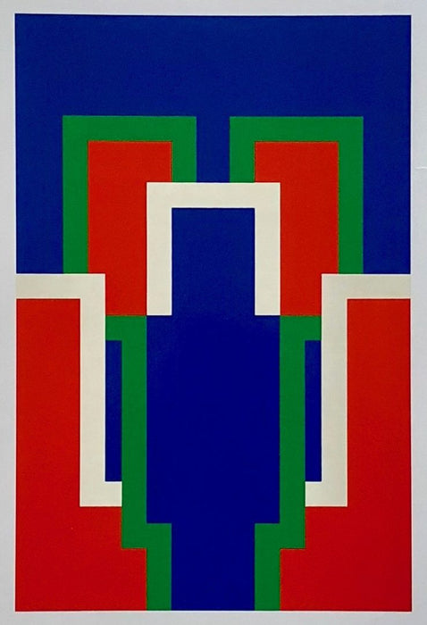 ROBYN DENNY (1930-2014), LIMITED EDITION ABSTRACT COLOUR SCREENPRINT