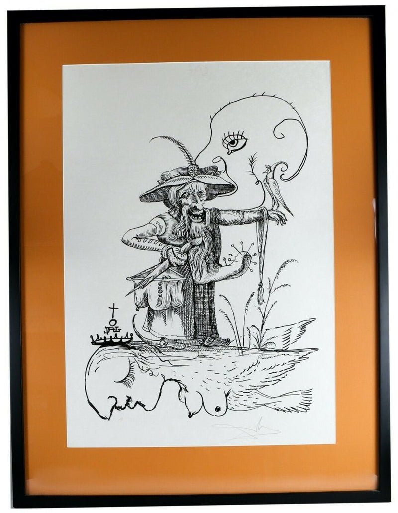 SALVADOR DALI (1904-1989) -LES SONGES DROLATIQUES DE PANTAGRUEL- LITHGRAPHIC PRINT, SIGNED