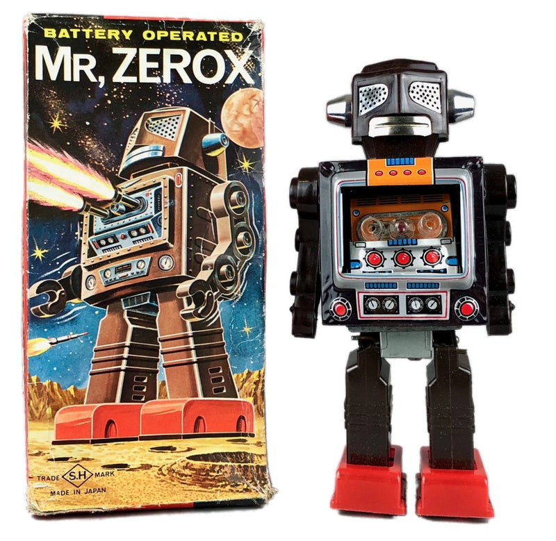 SH HORIKAWA JAPAN BATTERY OPERATED ‘MR ZEROX’ AUTOMATIC ACTION ROBOT