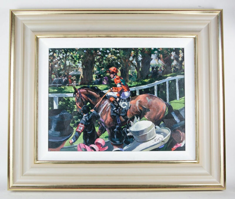SHERREE VALENTINE DAINES -ASCOT RACE DAY II- LIMITED EDITION PRINT 88/95 &amp; COA