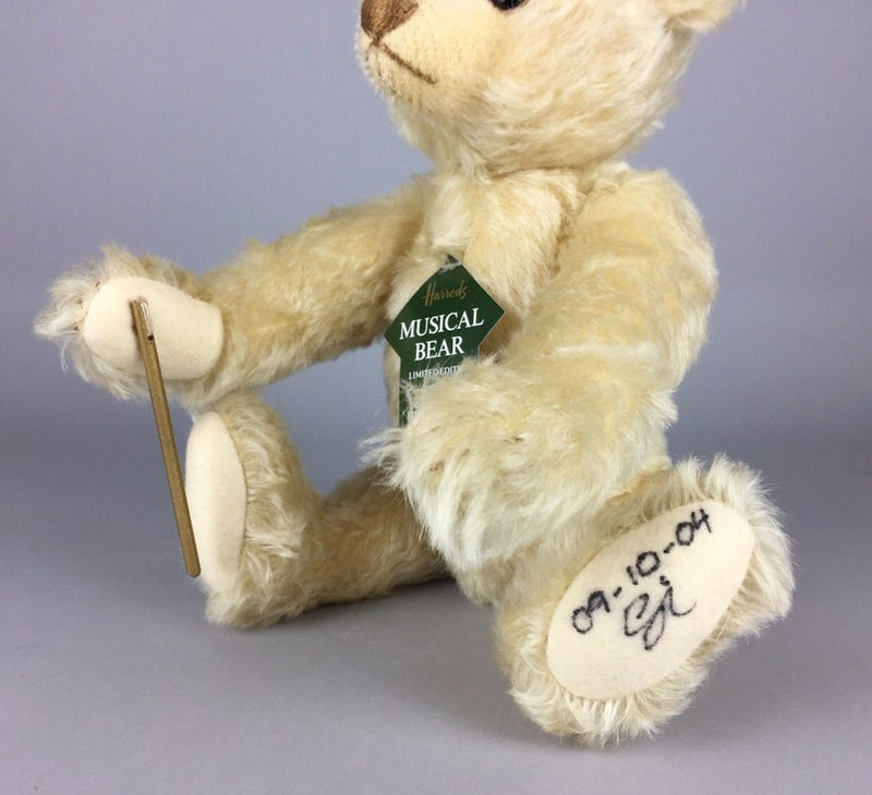 SIGNED STEIFF 'ROSALIA, MUSICAL BEAR' LIMITED EDITION JOINTED MOHAIR TEDDY 661655, BOXED