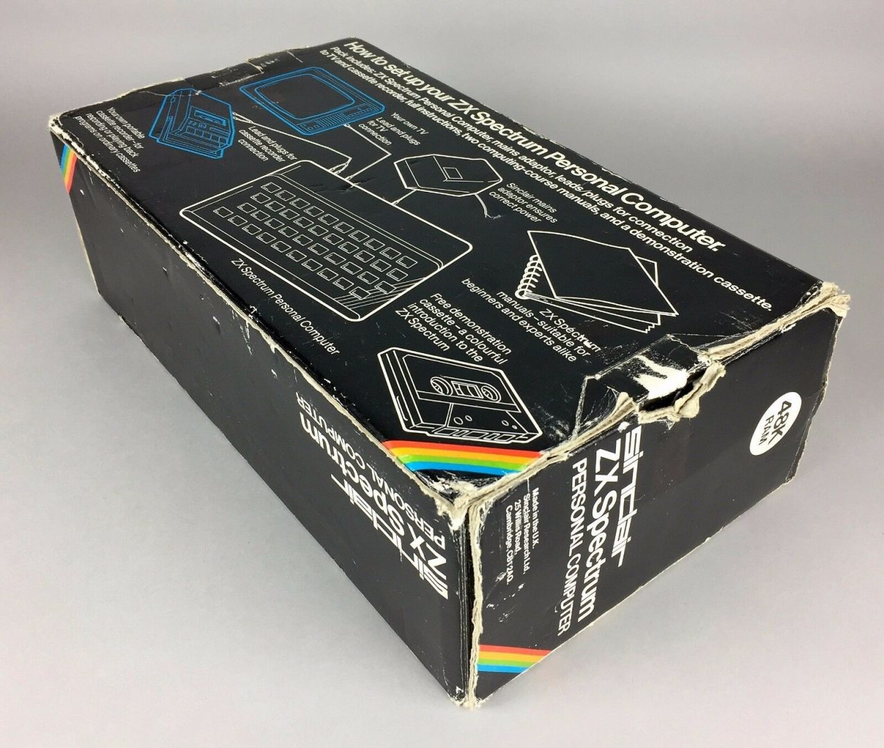 Sinclair Zx Spectrum 48K - Computer Games Console Bundle, Boxed