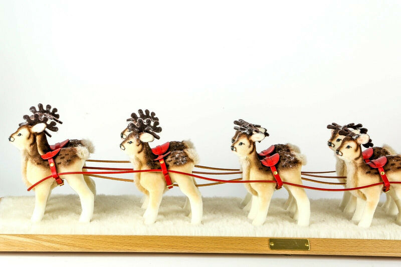 STEIFF -CHRISTMAS EXPRESS 2006- LIMITED EDITION SANTA BEAR &amp; SLEIGH 037443 BOXED